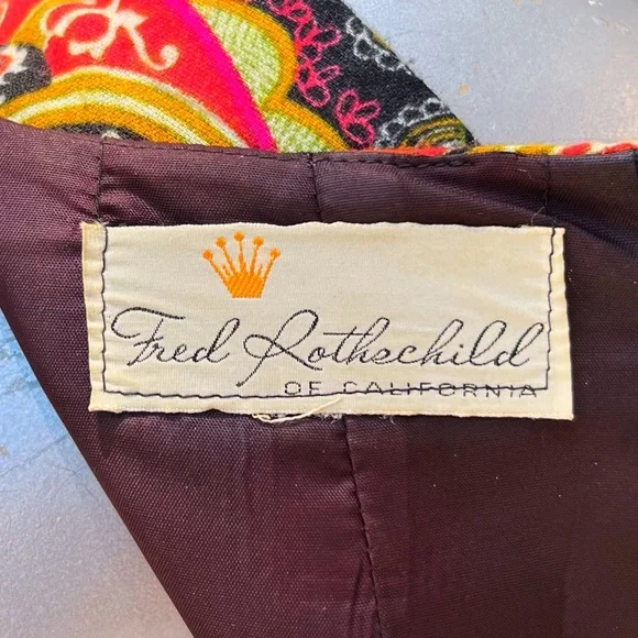 1970s Fred Rothschild of California Accordion Pleat Maxi Dress - Picture 6 of 7